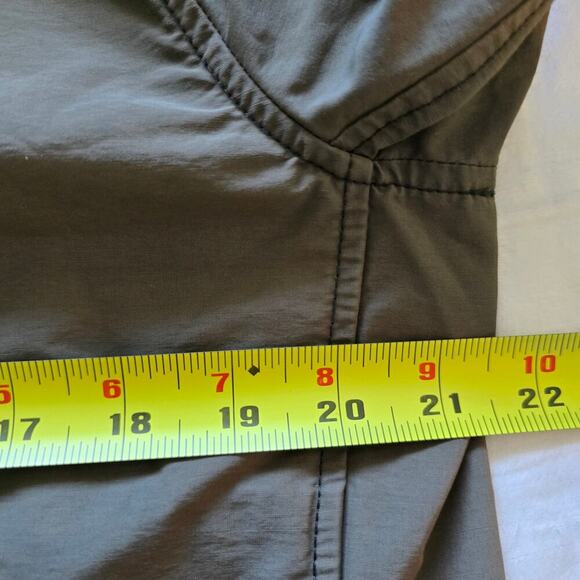 G Star Raw Men's Hooded Garber Short Trench Jacket Nylon Coat Size M Gray Olive - Picture 9 of 10